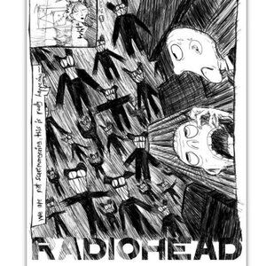 Radiohead Scribble Poster 22.375x34” Trends 2018 With Mounting Hanger New Sealed